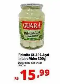 Palmito guará açaí inteiro