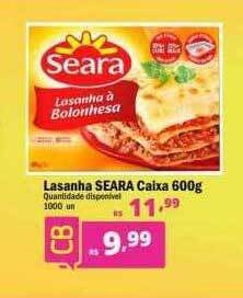 Althoff Supermercados Lasanha seara caixa oferta