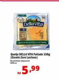Althoff Supermercados Queijo della vita fatiado oferta