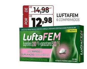 Luftafem 6 comprimidos