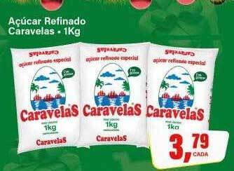 Rede Supermarket Açúcar refinado caravelas oferta