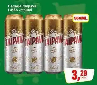 Rede Supermarket Cerveja itaipava latão oferta