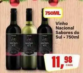 Rede Supermarket Vinho nacional sabores do sul oferta