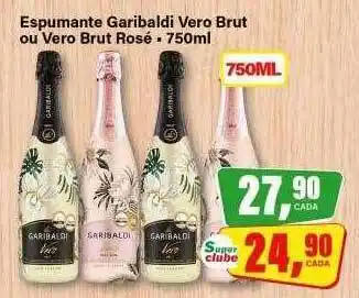 Espumante garibaldi vero brut ou vero brut rosé