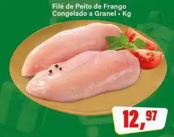 Rede Supermarket Filé de peito de frango congelado oferta