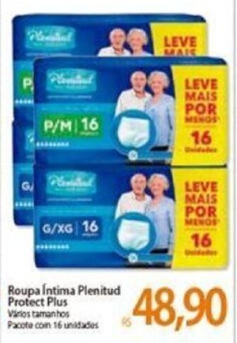 Atacadão Roupa Intima Plenitud Protect Plus oferta