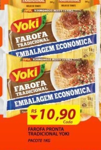 Assaí Atacadista Farofa Pronta Tradicional Yoki 1kg oferta
