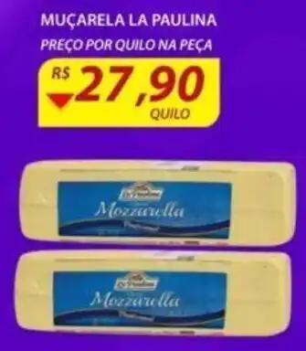 Assaí Atacadista Mucarela La Paulina 1kg oferta