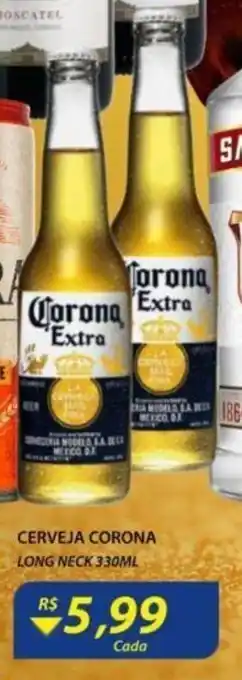 Assaí Atacadista Cerveja Corona Long Neck 330ml oferta