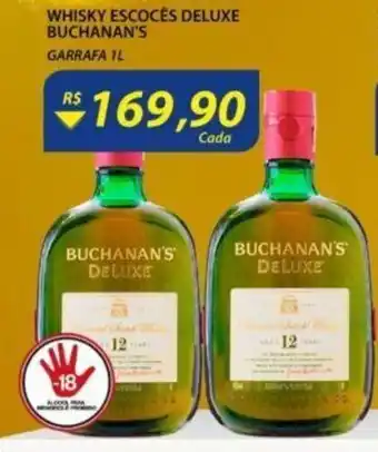 Assaí Atacadista Whisky Escoces Deluxe Buchanan's 1L oferta