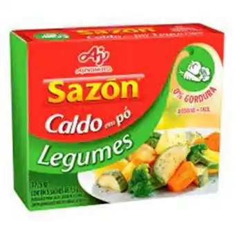 Supermercados Paraná Tempero caldo de legumes sazon ajinomoto 32,5g oferta
