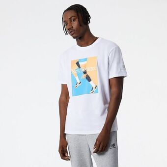 New Balance Camiseta manga curta new balance athletics masculina oferta