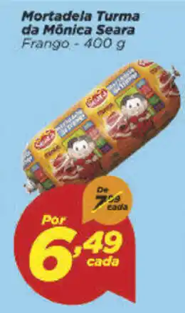 Mortadela Turma da Monica Seara 400g