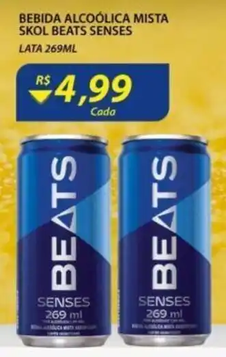 Assaí Atacadista Bebida Alcoolica Mista Skol Beats Senses 269ml oferta