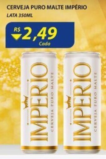 Assaí Atacadista Cerveja Puro Malte Imperio lata 350ml oferta