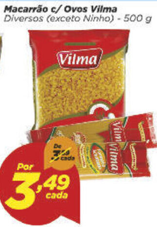Macarrao c/ Ovos Vilma 500g