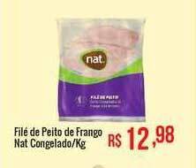 Mart Minas Filé de peito de frango nat congelado oferta