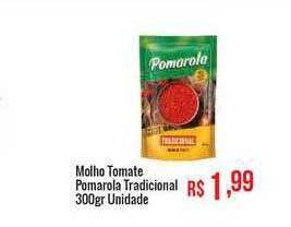 Molho tomate pomarola tradicional