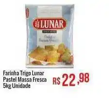 Farinha trigo lunar pastel massa fresca