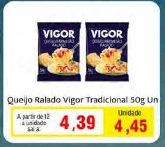 Spani Atacadista Queijo ralado vigor tradicional oferta