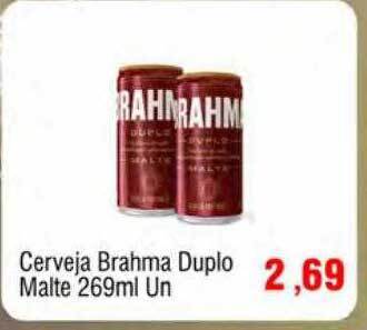 Cerveja brahma duplo malte