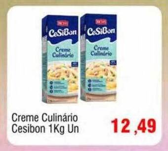 Spani Atacadista Creme culinário cesibon oferta