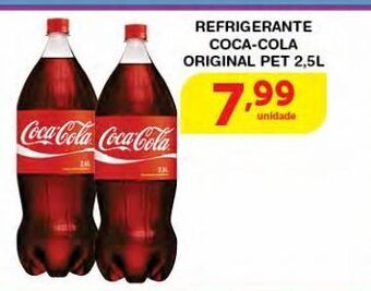 Roldão Refrigerante coca-cola 2,5l oferta