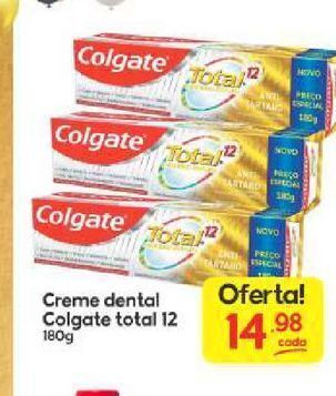Supermercados Princesa Creme dental colgate total 12 180g oferta