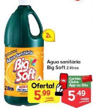 Supermercados Princesa Água sanitária big soft 2l oferta