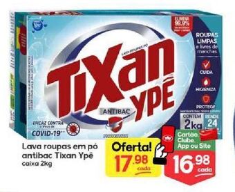 Supermercados Princesa Lava roupas em pó antibac tixan ypê 2kg oferta