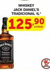 Roldão Whisky jack daniel´s 1l oferta