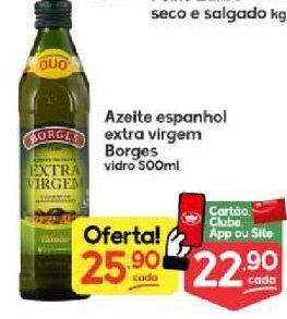 Supermercados Princesa Azeite espanhol extra virgem borges 500ml oferta