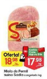 Supermercados Princesa Miolo de pernil suino sadia kg oferta