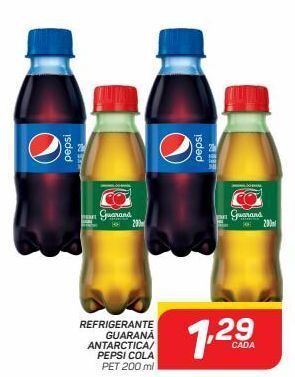 GBarbosa Refrigerante guarana antarctica/pepsi cola 200ml oferta