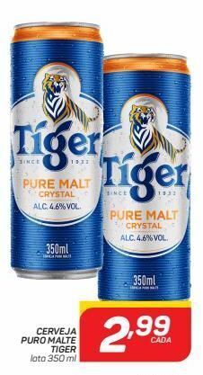 GBarbosa Cerveja puro malte tiger 350ml oferta