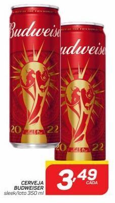 GBarbosa Cerveja budweiser 350ml oferta