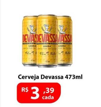 Supermercados Tischler Cerveja devassa oferta