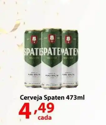 Supermercados Tischler Cerveja spaten oferta