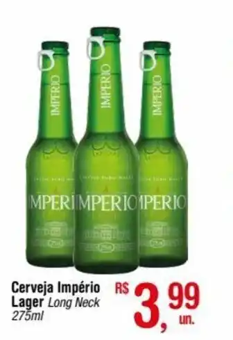 Fort Atacadista Cerveja Imperio Lager Long Neck 275ml oferta