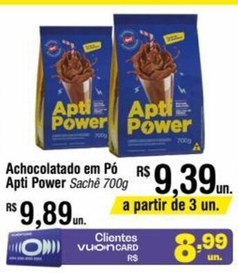 Fort Atacadista Achocolatado em po Apti Power sache 700g oferta
