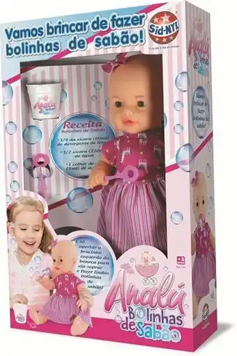 Boneca sidnyl analu bolhas de sabão 1271