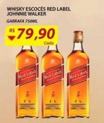 Whisky Escoces Red Label Johnnie Walker 750ml