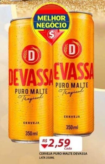 Cerveja Puro Malte Devassa lata 350ml