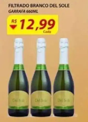 Assaí Atacadista Filtrado Branco Del Sole 660ml oferta
