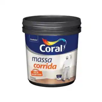 Massa corrida 25kg branca coral