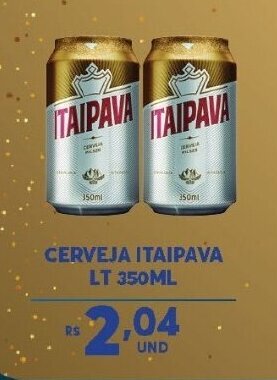 Atacadão Centro Sul Cerveja Itaipava LT 350ml oferta