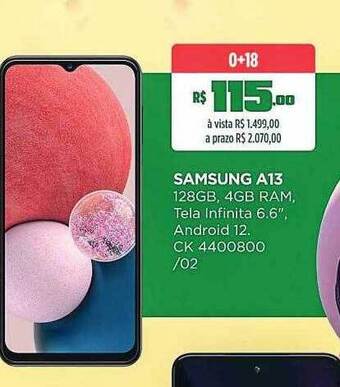 Lojas Koerich Samsung a13 oferta