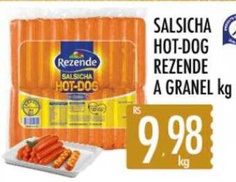 Supermercados Avenida Salsicha hot-dog rezende a granel oferta