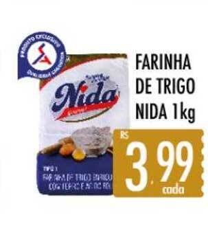 Supermercados Avenida Farinha de trigo nida oferta