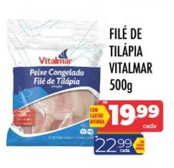 Supermercados Avenida Filé de tilápia vitalmar oferta